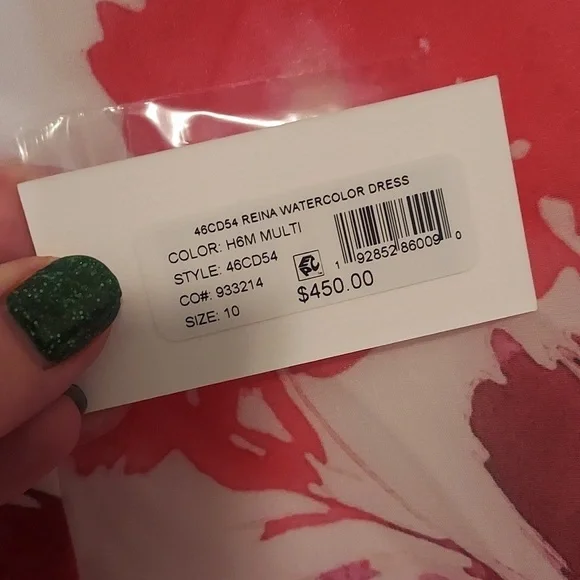 Milly Reina Watercolor Dress